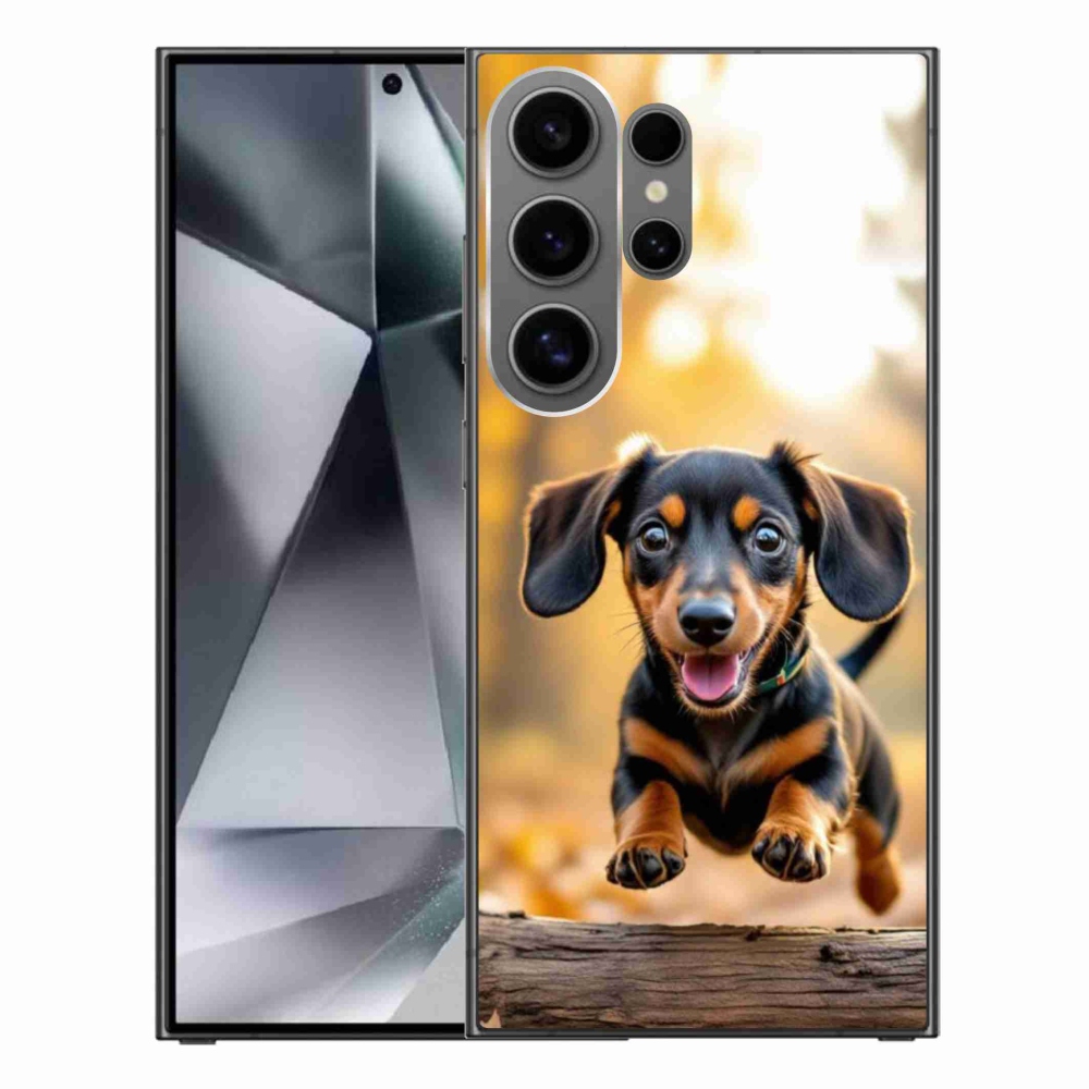 Gelový kryt mmCase na Samsung Galaxy S24 Ultra - jezevčík 2