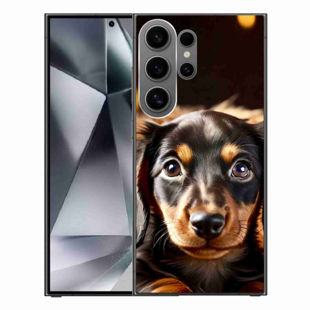 Gelový kryt mmCase na Samsung Galaxy S24 Ultra - jezevčík