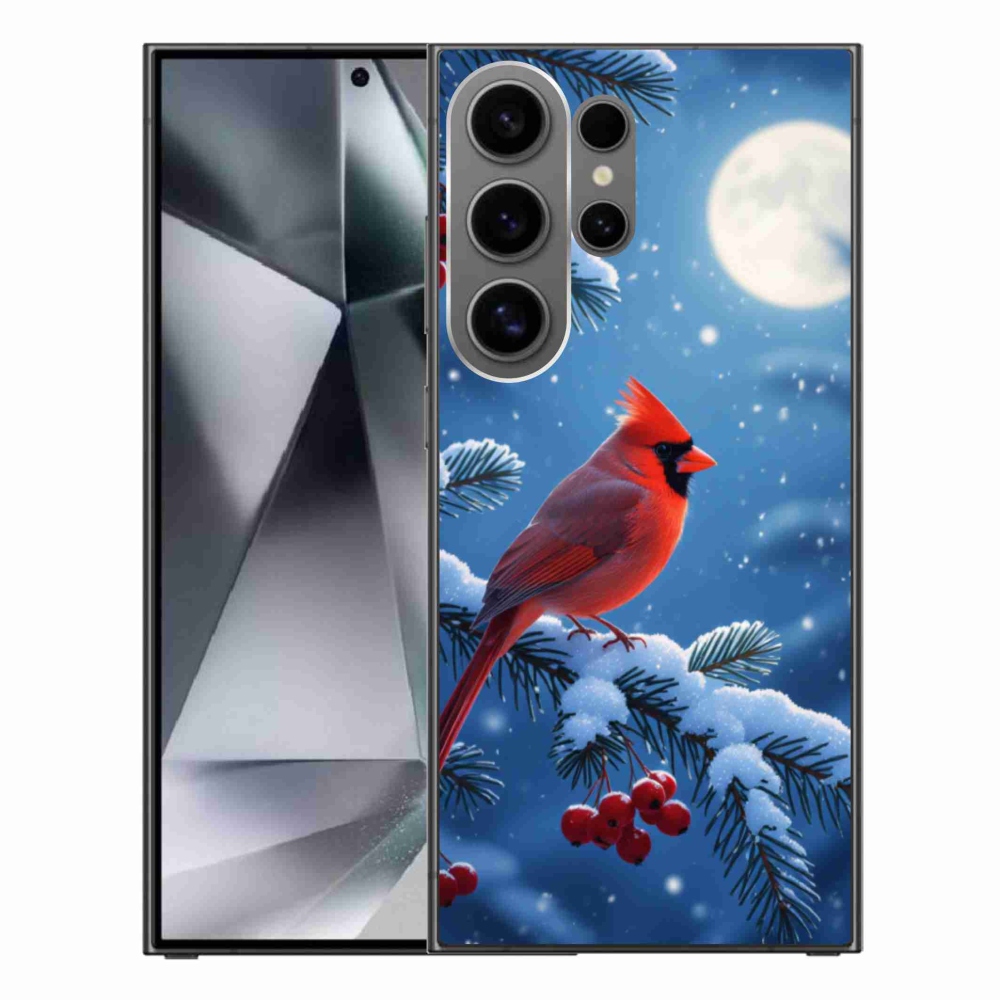 Gelový kryt mmCase na Samsung Galaxy S24 Ultra - kardinál červený