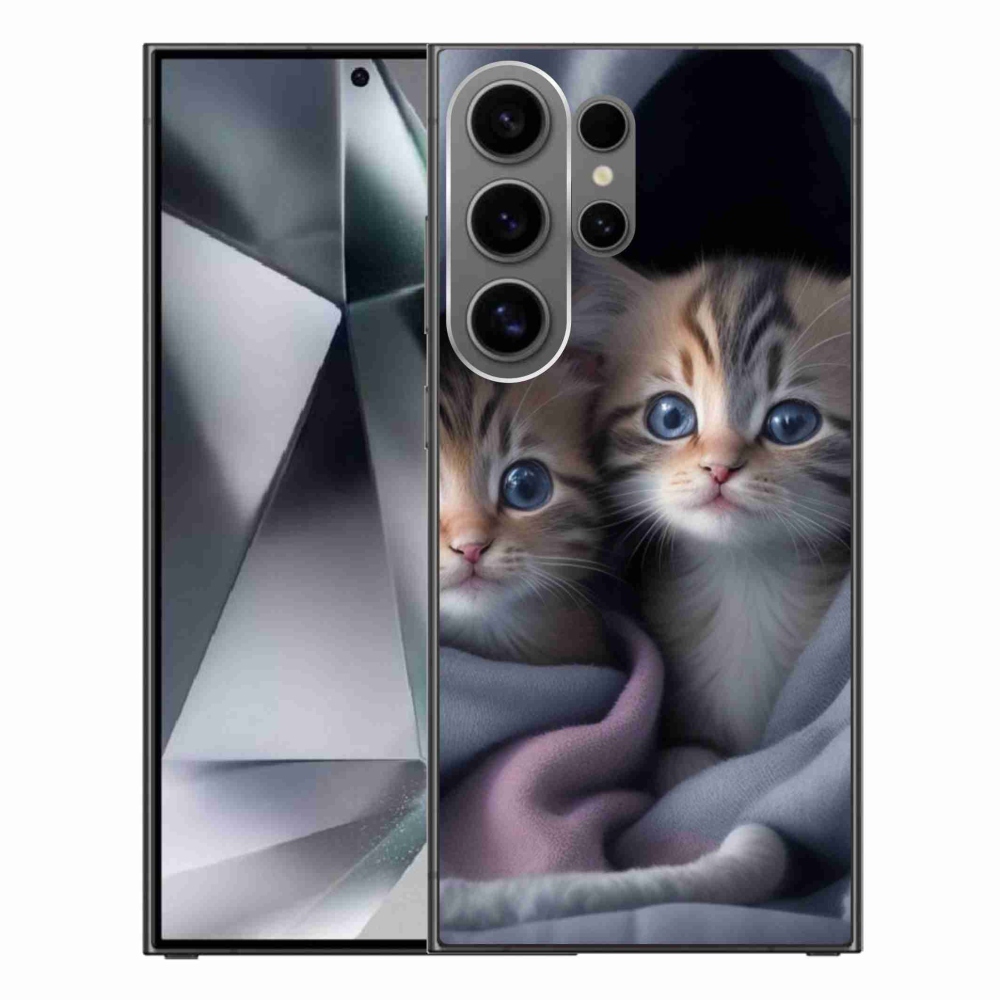 Gelový kryt mmCase na Samsung Galaxy S24 Ultra - kočičí duo 2