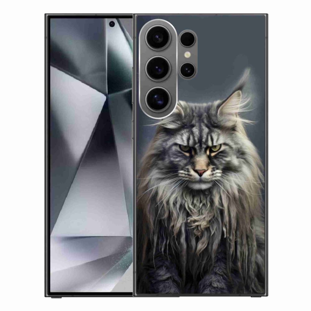 Gelový kryt mmCase na Samsung Galaxy S24 Ultra - kočíčí pohled 4