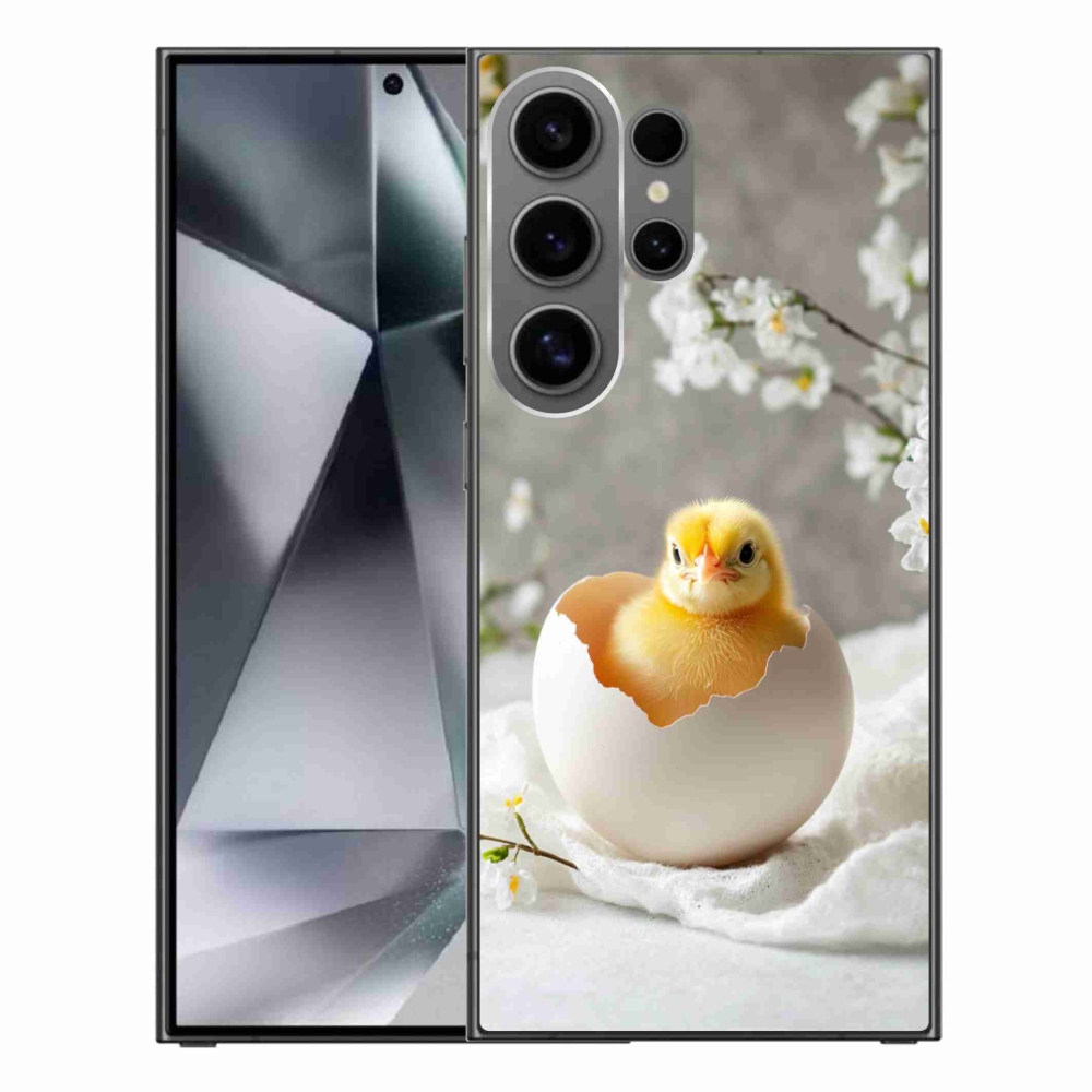 Gelový kryt mmCase na Samsung Galaxy S24 Ultra - kuřátko