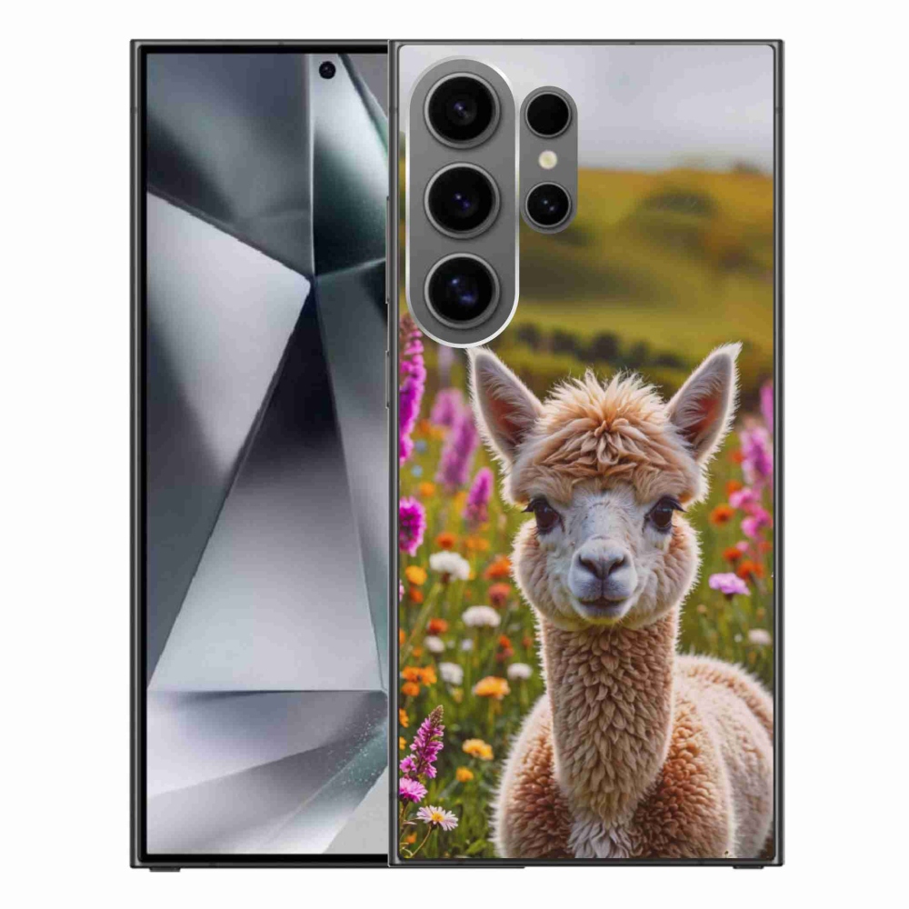 Gelový kryt mmCase na Samsung Galaxy S24 Ultra - lama na louce