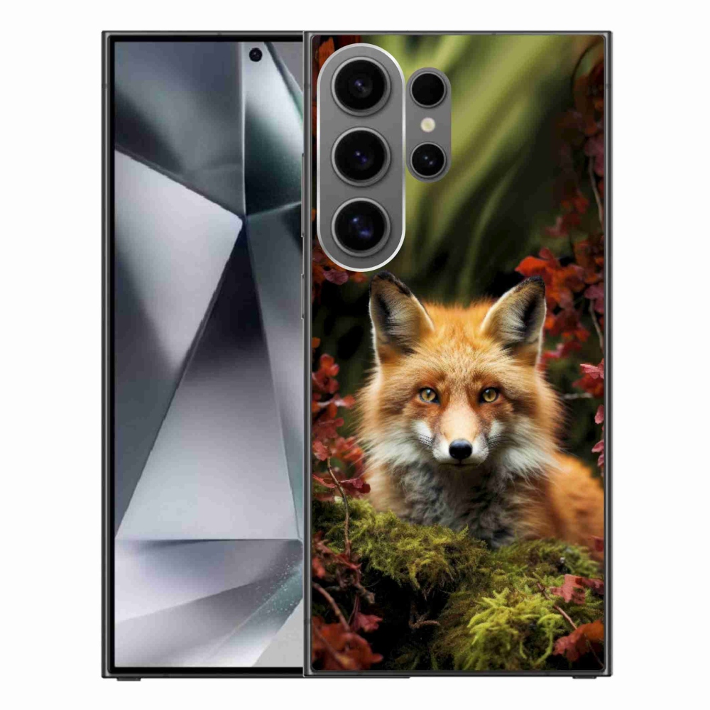 Gelový kryt mmCase na Samsung Galaxy S24 Ultra - liška v lese