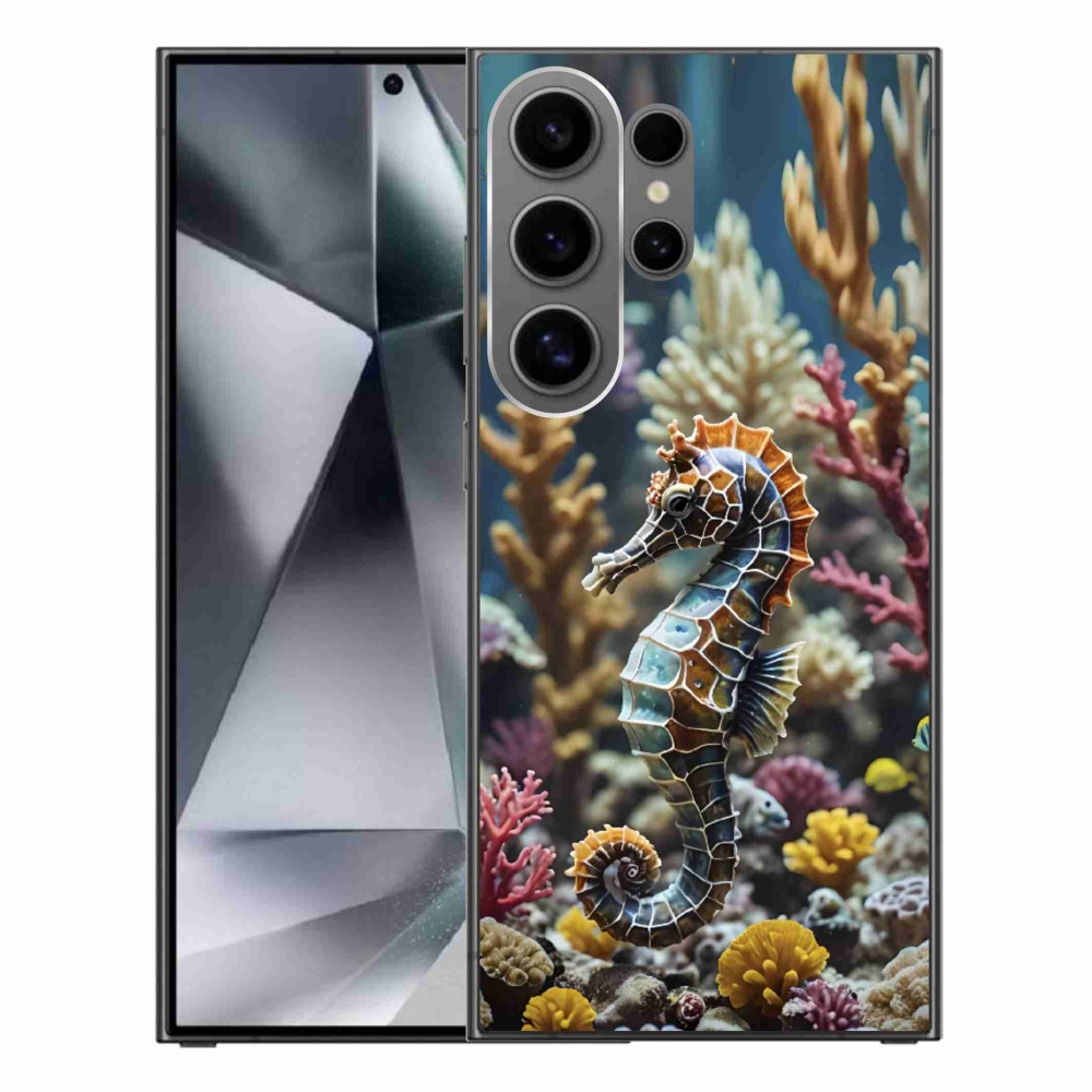 Gelový kryt mmCase na Samsung Galaxy S24 Ultra - mořský koník 2
