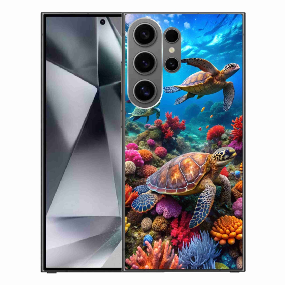 Gelový kryt mmCase na Samsung Galaxy S24 Ultra - mořský svět 2