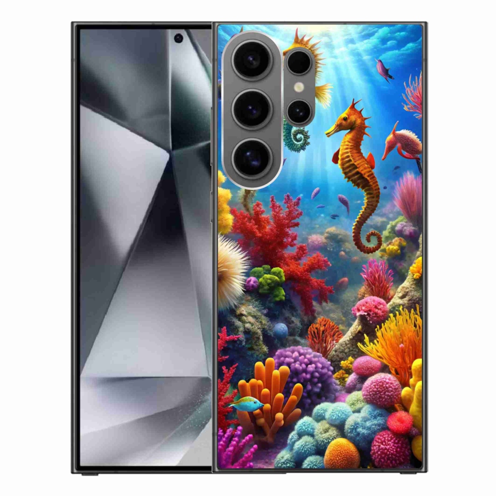 Gelový kryt mmCase na Samsung Galaxy S24 Ultra - mořský svět 3