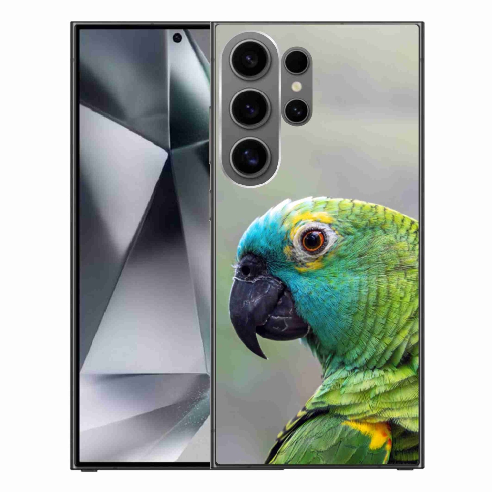 Gelový kryt mmCase na Samsung Galaxy S24 Ultra - papoušek amazoňan
