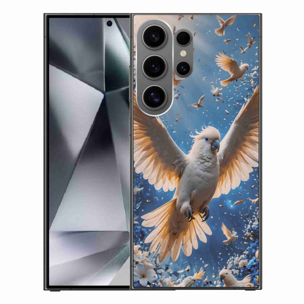 Gelový kryt mmCase na Samsung Galaxy S24 Ultra - papoušek kakadu