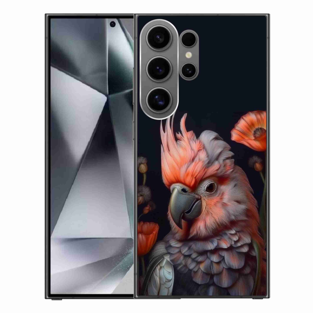 Gelový kryt mmCase na Samsung Galaxy S24 Ultra - papoušek kakadu v barvách