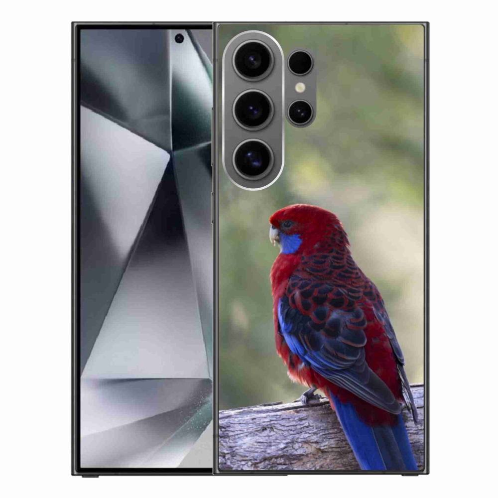 Gelový kryt mmCase na Samsung Galaxy S24 Ultra - papoušek rosela