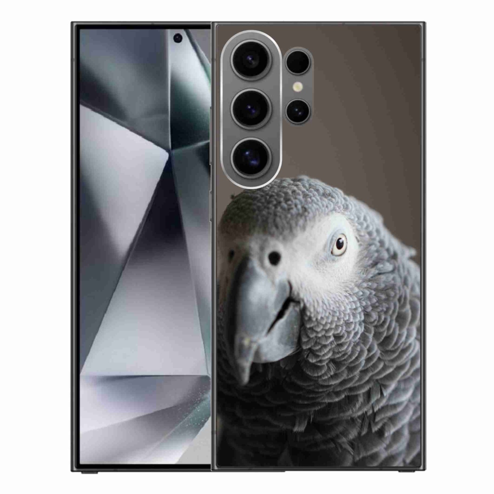 Gelový kryt mmCase na Samsung Galaxy S24 Ultra - papoušek žako 2