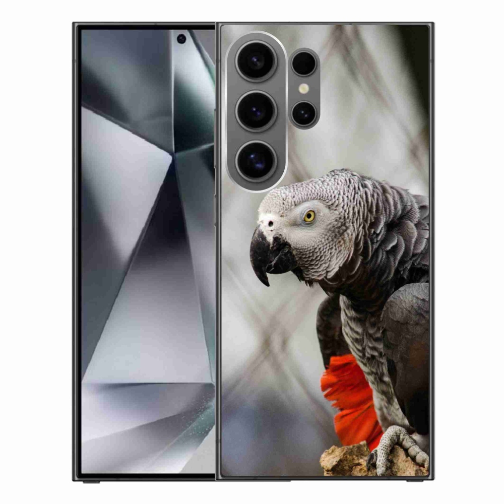 Gelový kryt mmCase na Samsung Galaxy S24 Ultra - papoušek žako 3