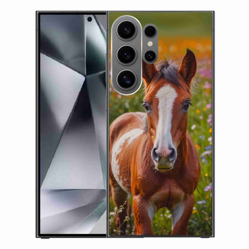 Gelový kryt mmCase na Samsung Galaxy S24 Ultra - roztomilé hříbě