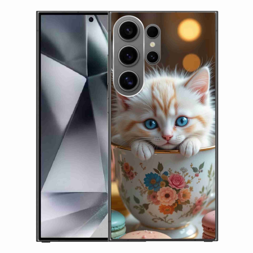 Gelový kryt mmCase na Samsung Galaxy S24 Ultra - roztomilé kotě 6
