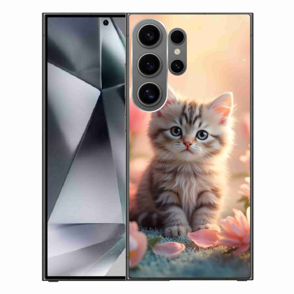 Gelový kryt mmCase na Samsung Galaxy S24 Ultra - roztomilé kotě 8