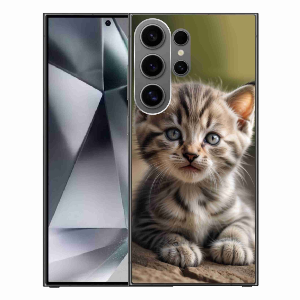 Gelový kryt mmCase na Samsung Galaxy S24 Ultra - roztomilé kotě 9