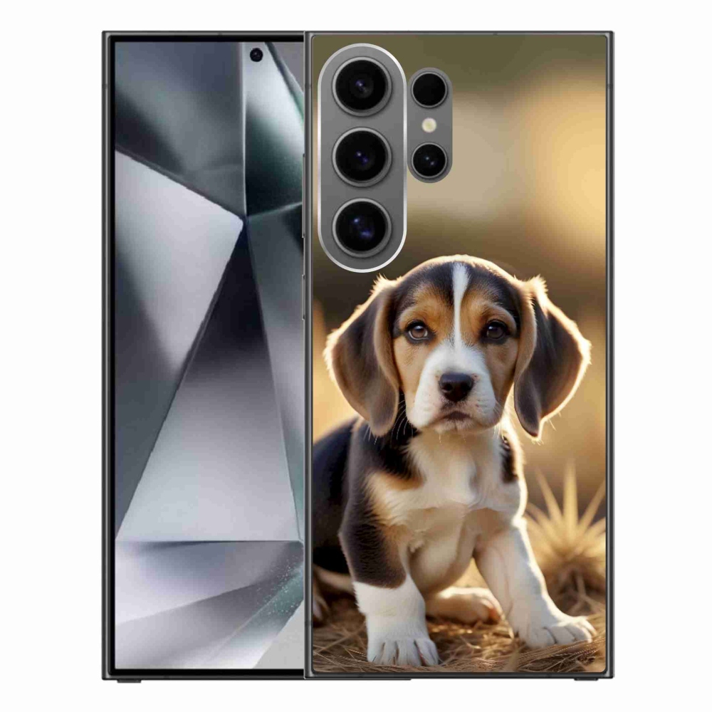 Gelový kryt mmCase na Samsung Galaxy S24 Ultra - roztomilý bígl