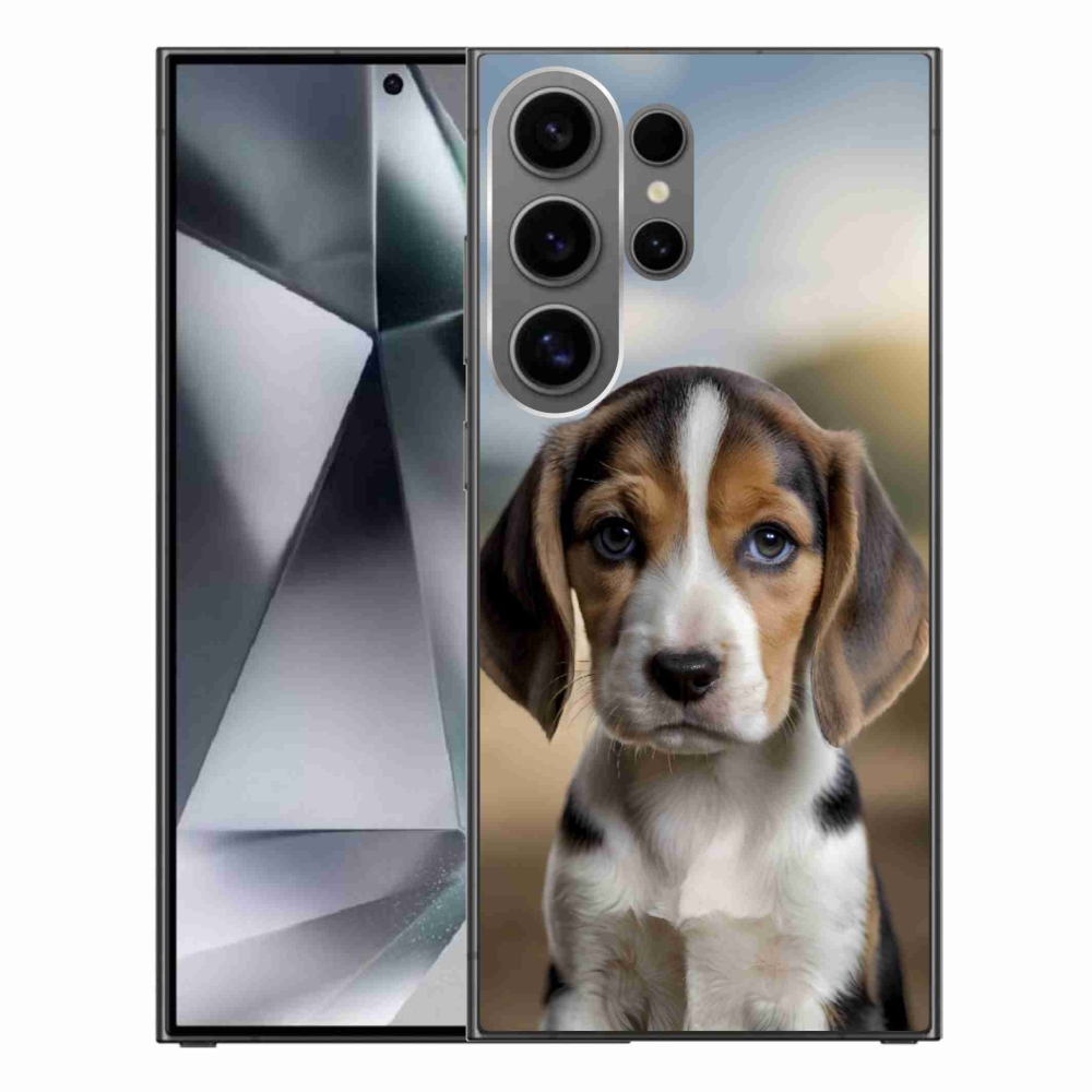 Gelový kryt mmCase na Samsung Galaxy S24 Ultra - roztomilý bígl