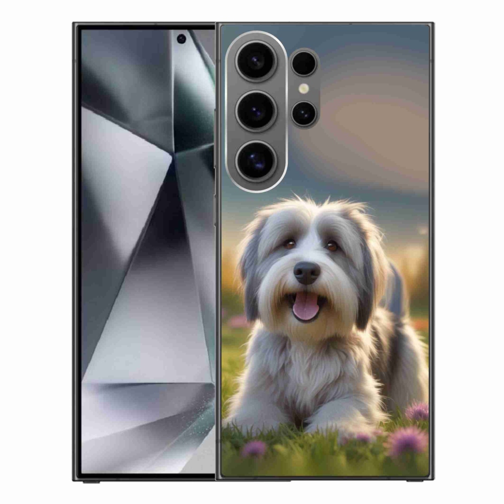 Gelový kryt mmCase na Samsung Galaxy S24 Ultra - roztomilý havanský psík