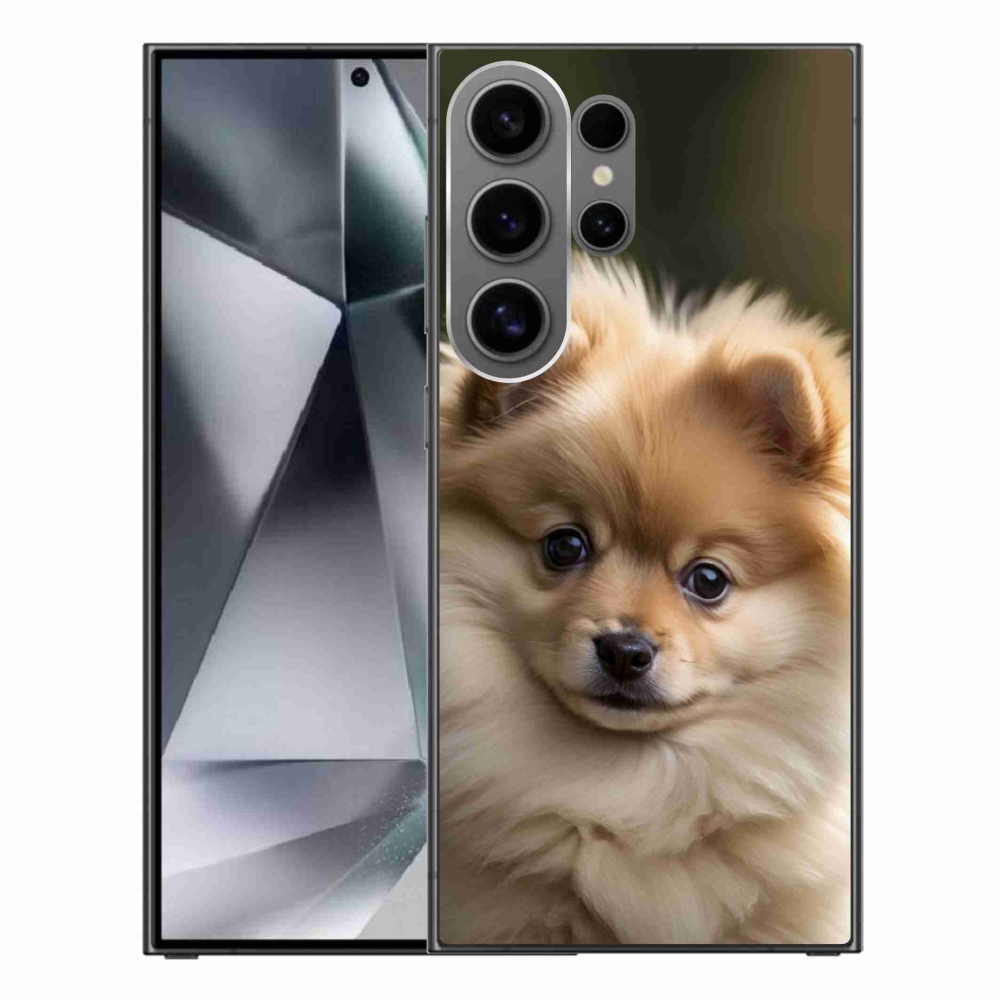 Gelový kryt mmCase na Samsung Galaxy S24 Ultra - roztomilý pomeranian 2