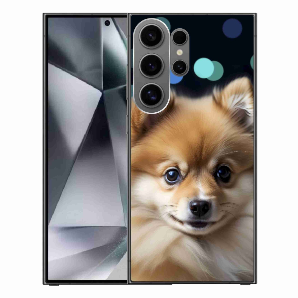Gelový kryt mmCase na Samsung Galaxy S24 Ultra - roztomilý pomeranian