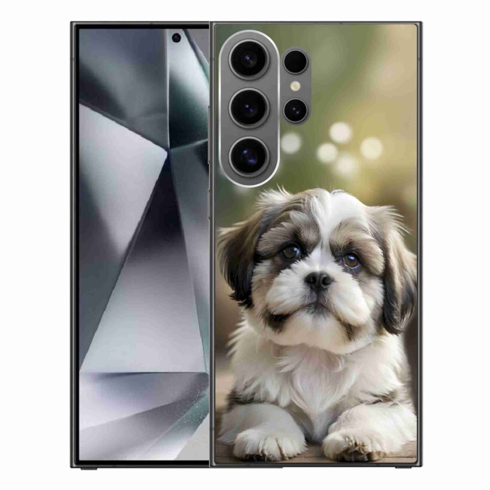 Gelový kryt mmCase na Samsung Galaxy S24 Ultra - roztomilý shih-tzu