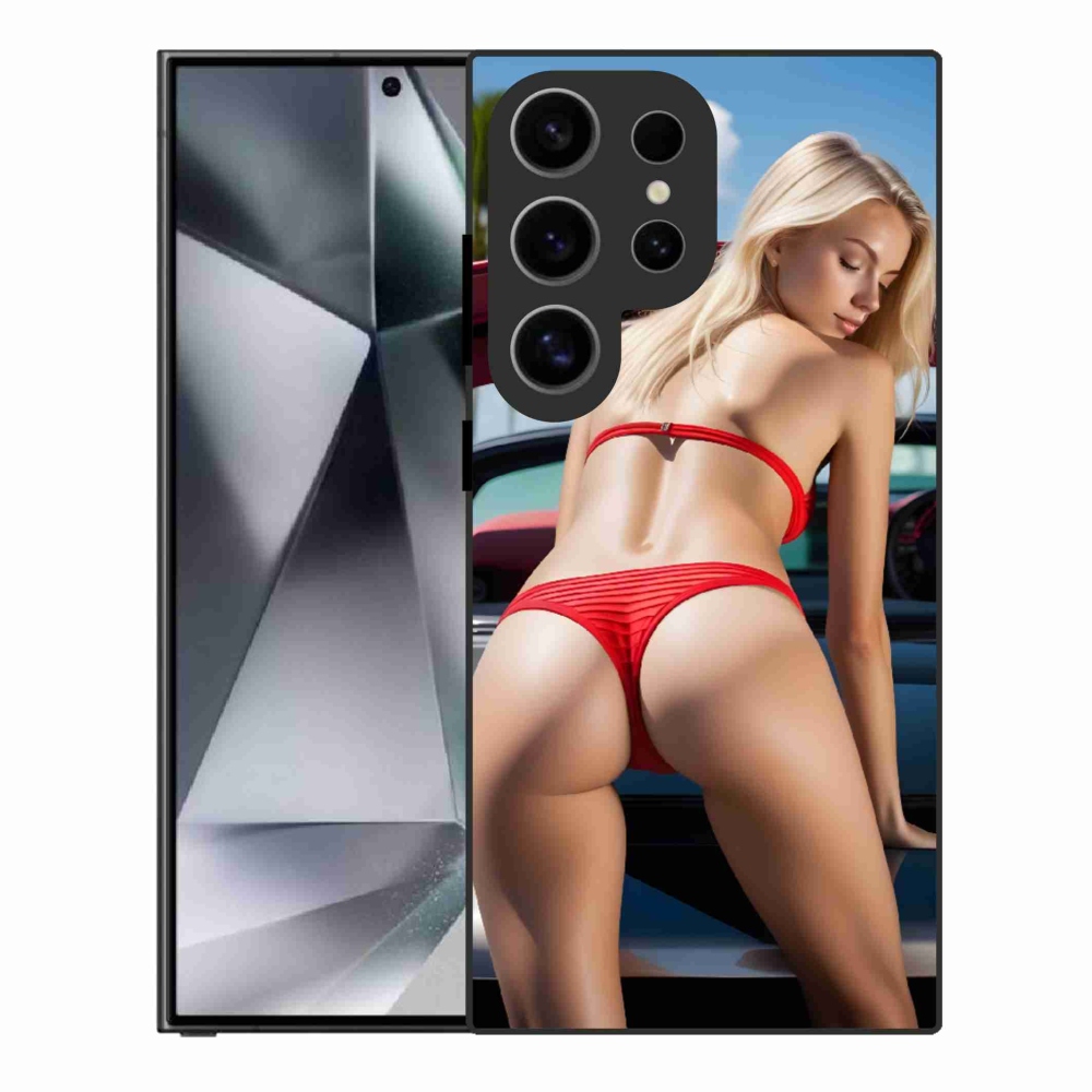 Gelový kryt mmCase na Samsung Galaxy S24 Ultra - sexy žena 2