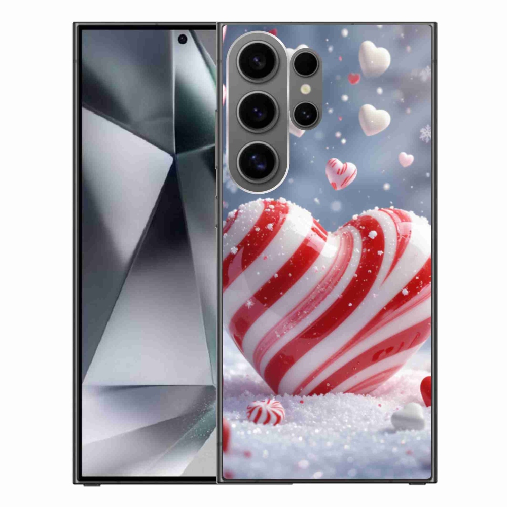 Gelový kryt mmCase na Samsung Galaxy S24 Ultra - sladké srdce