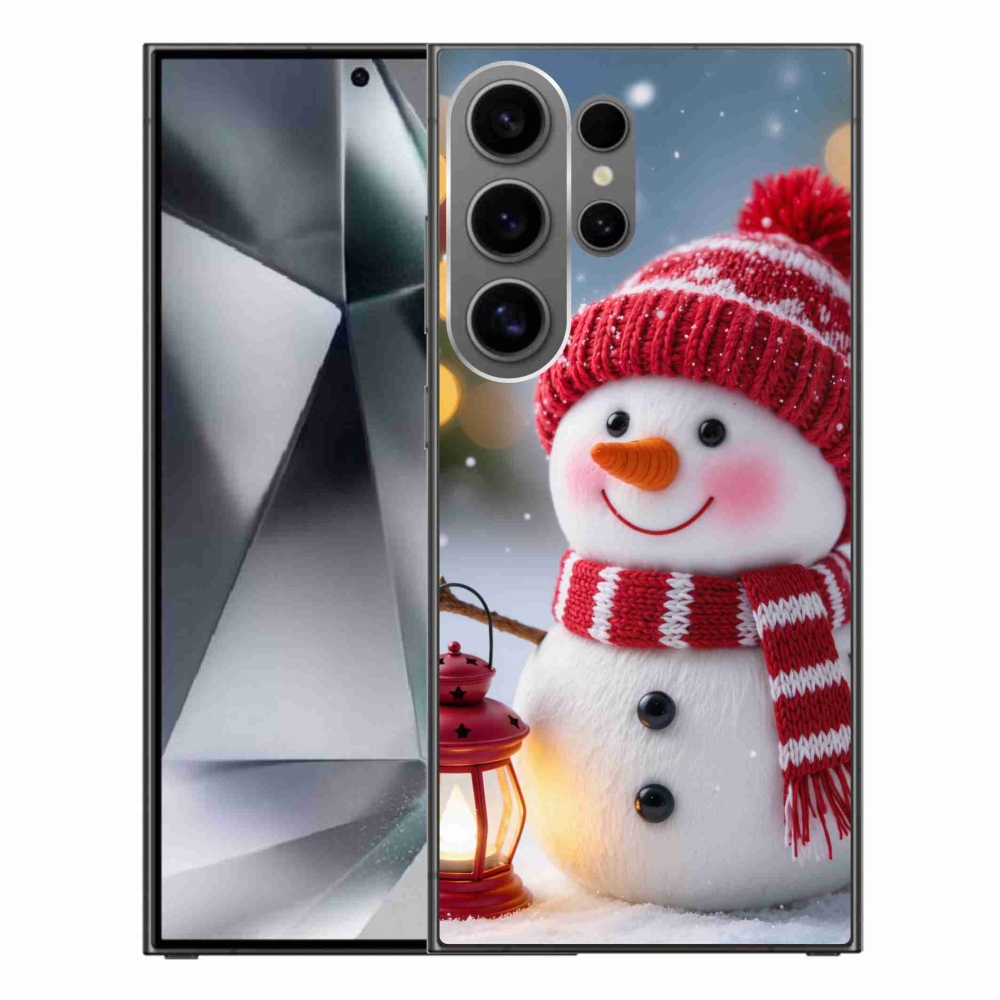Gelový kryt mmCase na Samsung Galaxy S24 Ultra - sněhulák 2