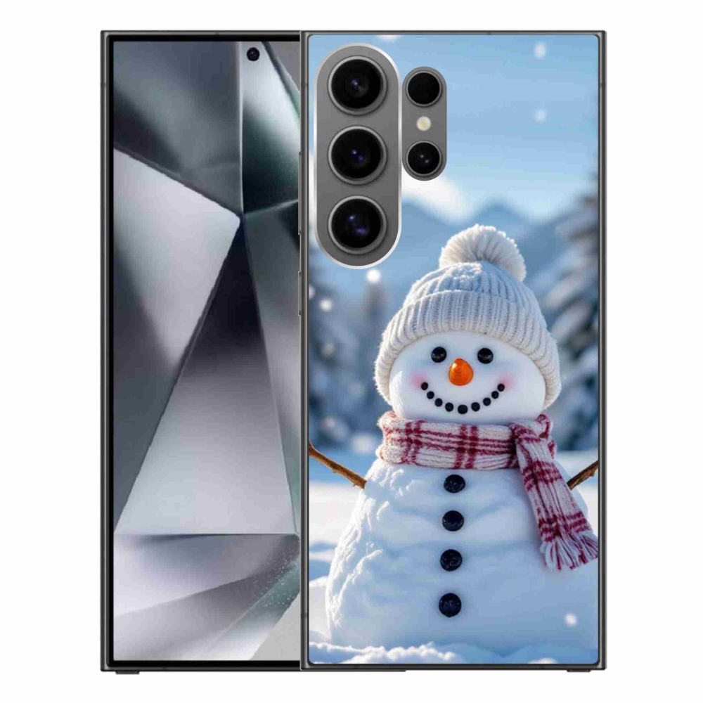 Gelový kryt mmCase na Samsung Galaxy S24 Ultra - sněhulák 3