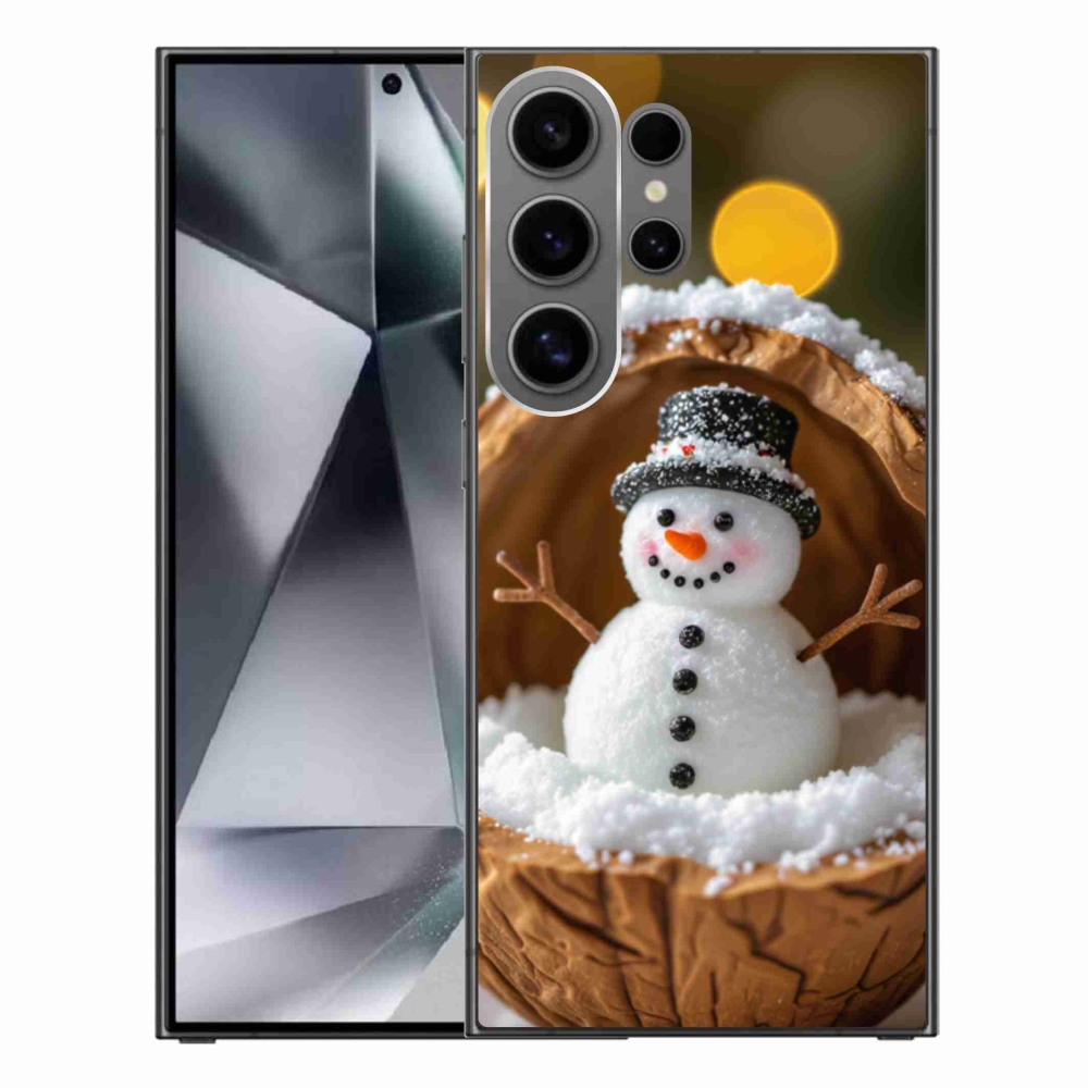 Gelový kryt mmCase na Samsung Galaxy S24 Ultra - sněhulák 4