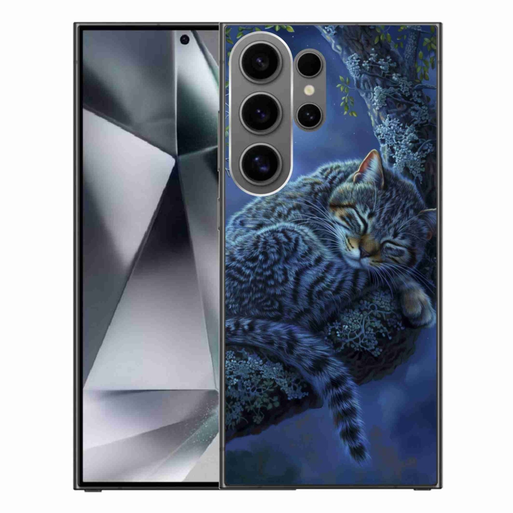 Gelový kryt mmCase na Samsung Galaxy S24 Ultra - spící kočka