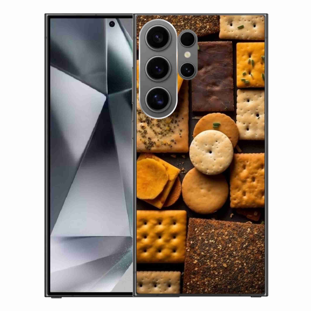 Gelový kryt mmCase na Samsung Galaxy S24 Ultra - sušenky