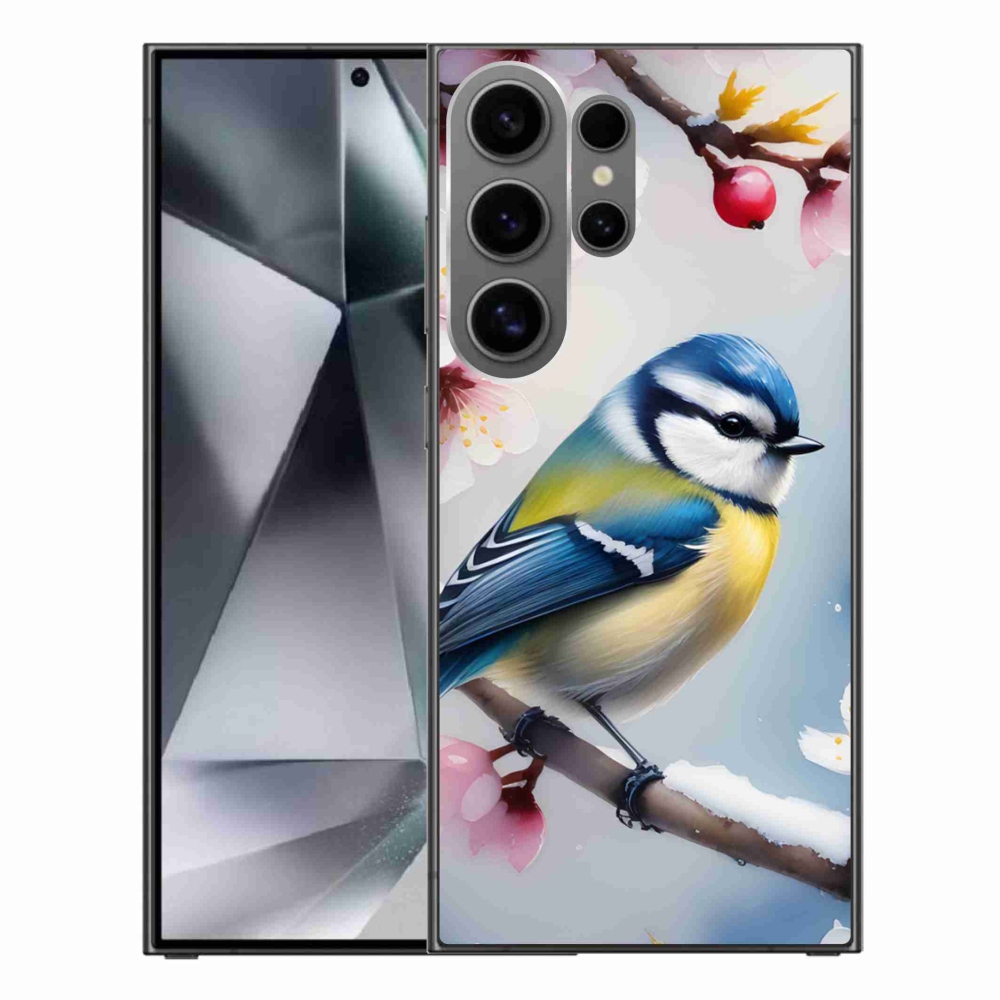 Gelový kryt mmCase na Samsung Galaxy S24 Ultra - sýkorka