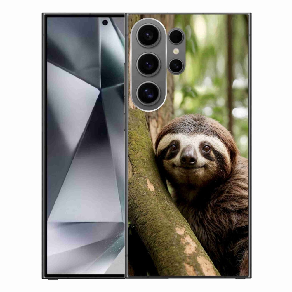 Gelový kryt mmCase na Samsung Galaxy S24 Ultra - usměvavý lenochod