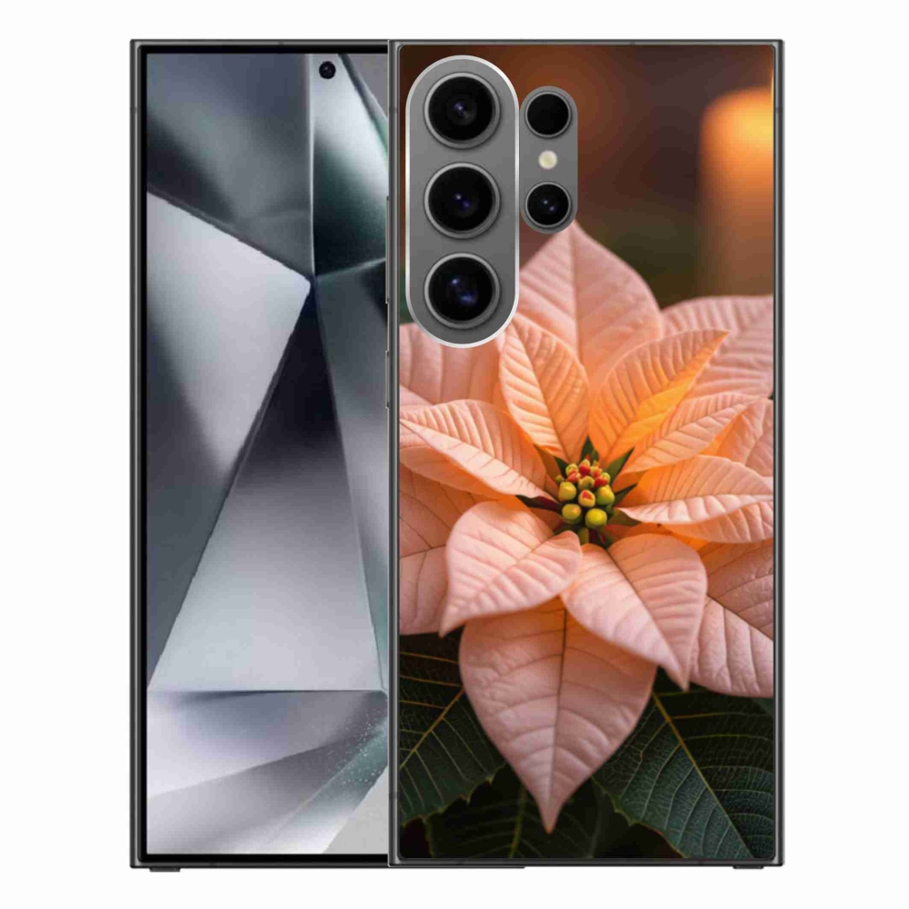 Gelový kryt mmCase na Samsung Galaxy S24 Ultra - vánoční hvězda