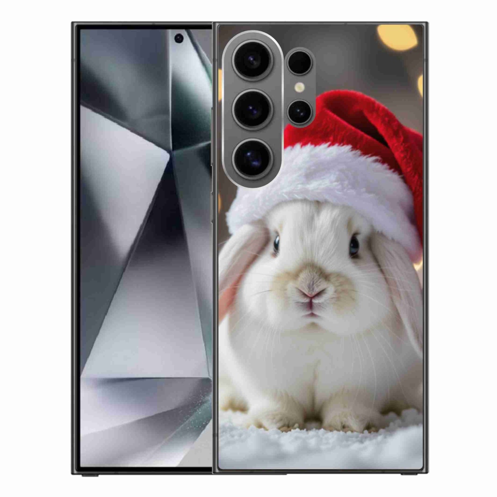 Gelový kryt mmCase na Samsung Galaxy S24 Ultra - vánoční králík