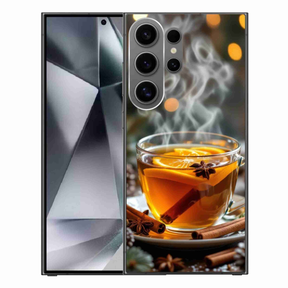 Gelový kryt mmCase na Samsung Galaxy S24 Ultra - vánoční punč