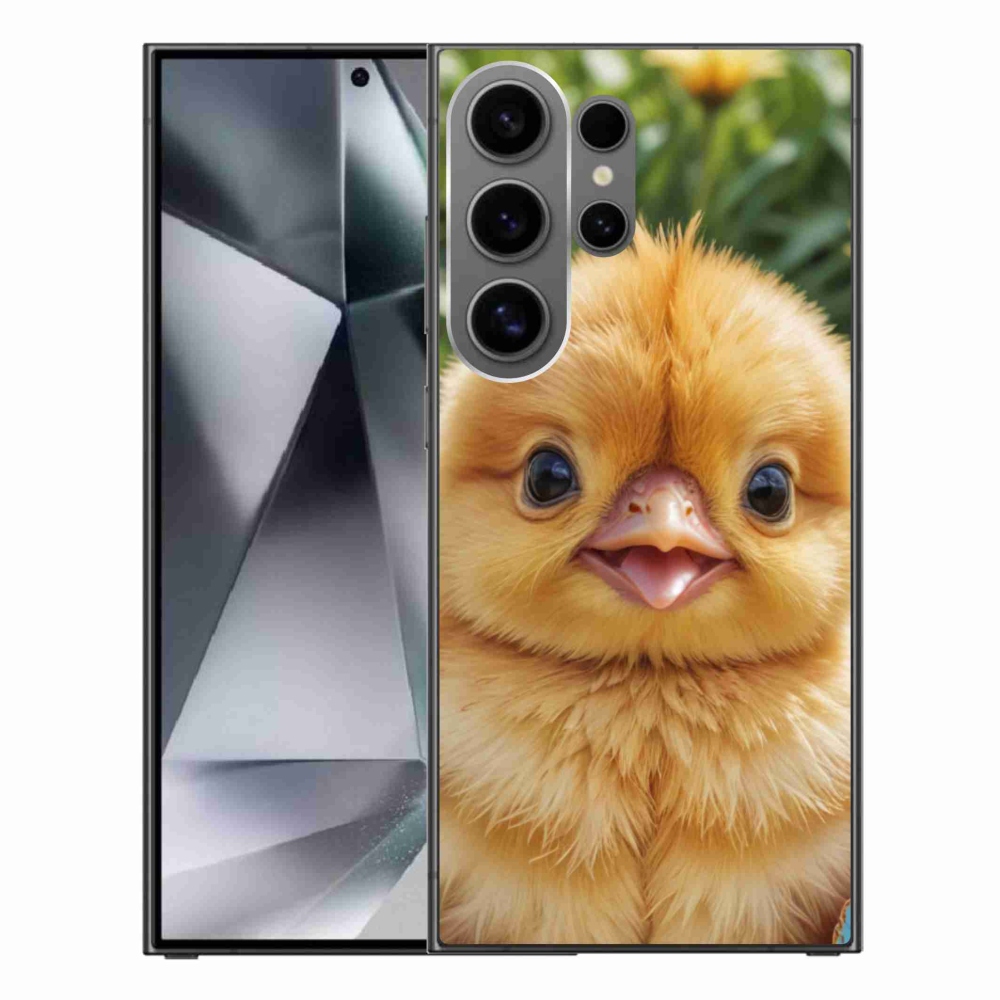 Gelový kryt mmCase na Samsung Galaxy S24 Ultra - veselé kuřátko