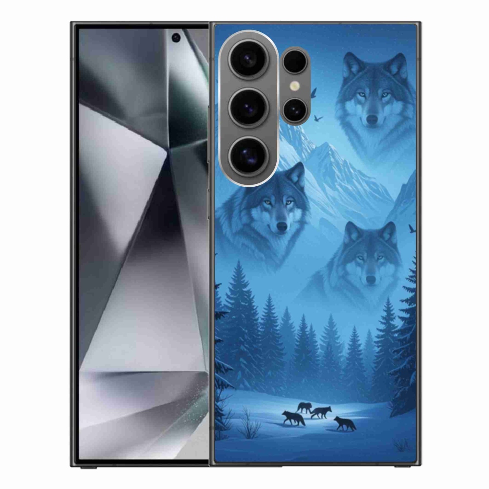 Gelový kryt mmCase na Samsung Galaxy S24 Ultra - vlčí smečka