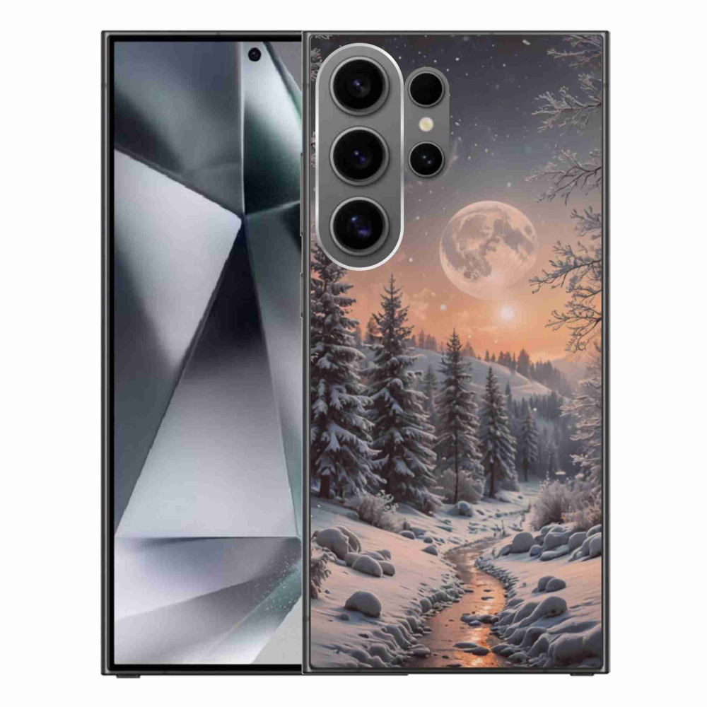 Gelový kryt mmCase na Samsung Galaxy S24 Ultra - zimní krajina 2