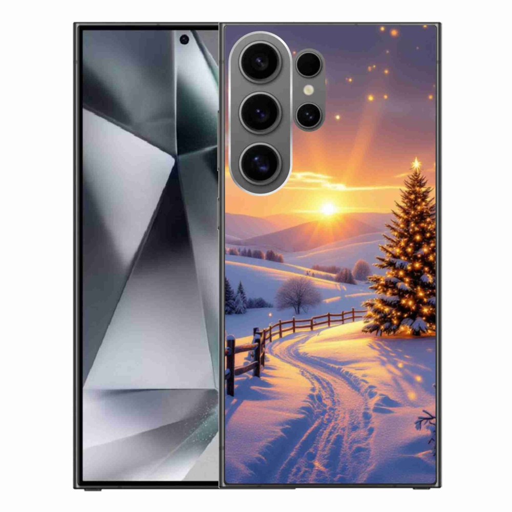 Gelový kryt mmCase na Samsung Galaxy S24 Ultra - zimní krajina