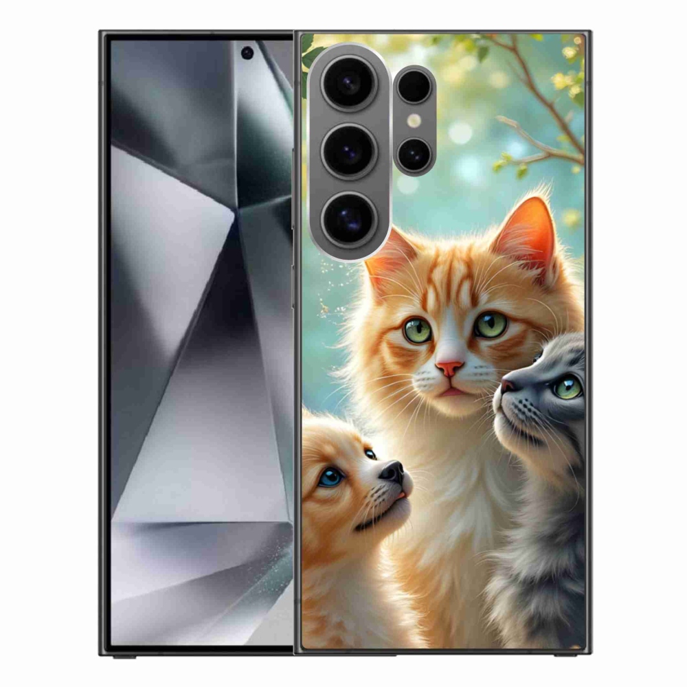 Gelový kryt mmCase na Samsung Galaxy S24 Ultra - zvířecí přátelství 2
