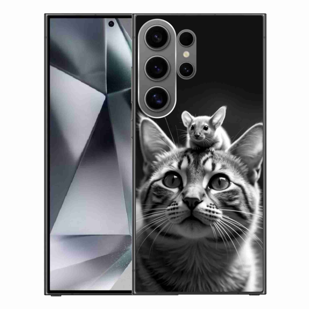 Gelový kryt mmCase na Samsung Galaxy S24 Ultra - zvířecí přátelství 2