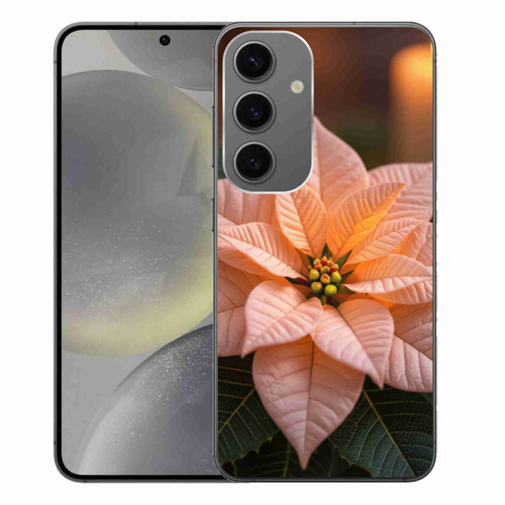 Gelový kryt mmCase na Samsung Galaxy S24+ - vánoční hvězda