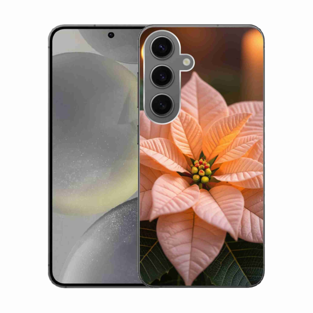 Gelový kryt mmCase na Samsung Galaxy S24 - vánoční hvězda