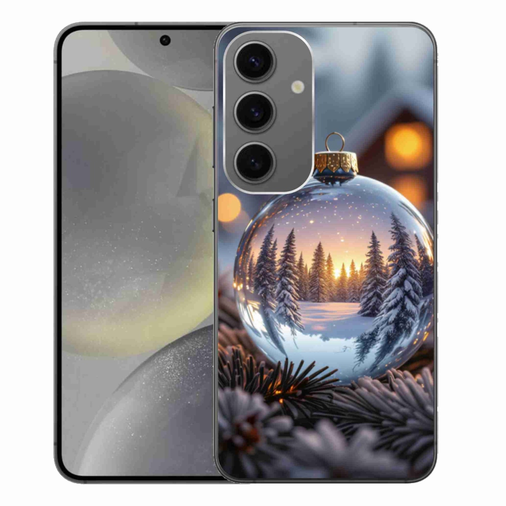 Gelový kryt mmCase na Samsung Galaxy S24+ - vánoční ozdoba