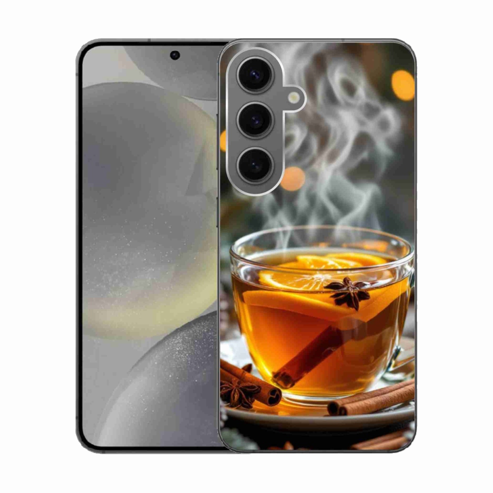 Gelový kryt mmCase na Samsung Galaxy S24 - vánoční punč