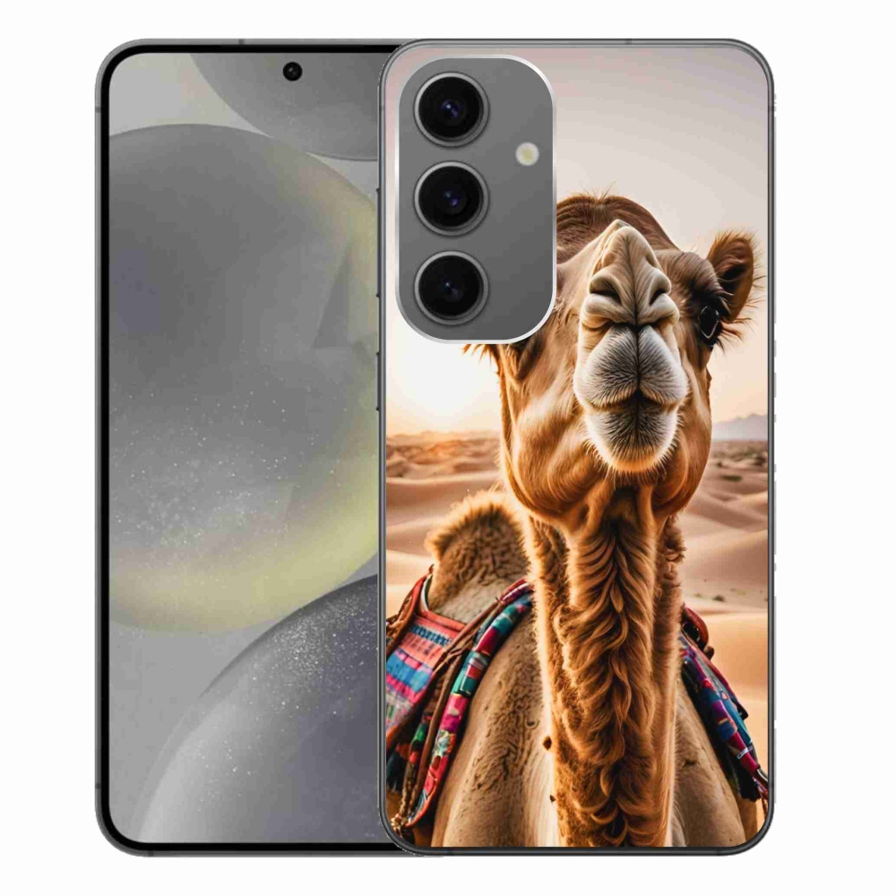 Gelový kryt mmCase na Samsung Galaxy S24+ - velbloud